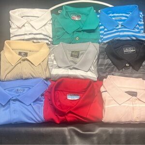 Izod & Others Men's Polo Shirt Collection - Red, Blue, Green, Gray, Tan